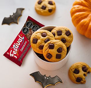 Galletas de Calabaza con Galletas Festival Chocolate